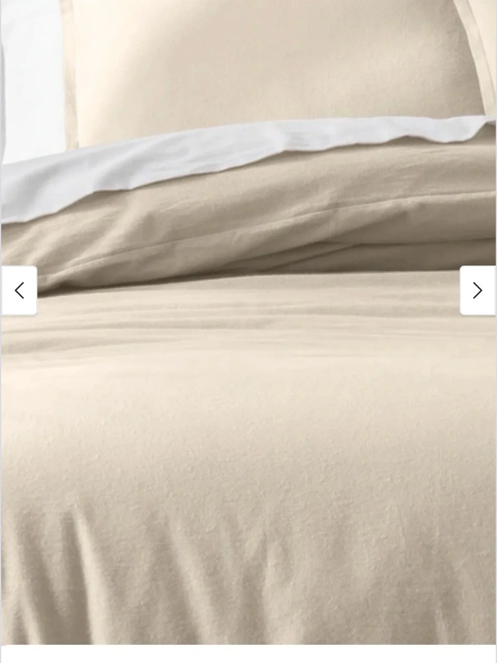 Bare Home flannel duvet and 2 pillow cases in its original bag